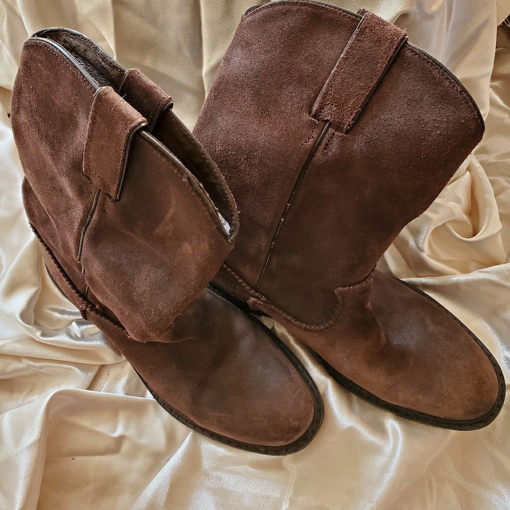 Frye Suede Marco Roper Boots